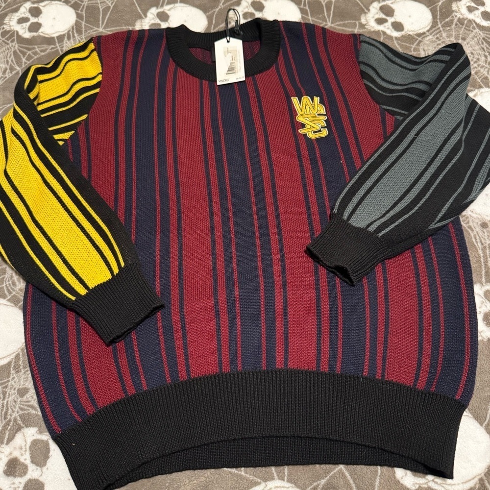 Wesc Multicolor Striped Men's Sweater Unisex Men Large Women X-Large